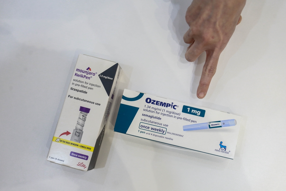 Weight‑loss medication is linked to a significantly lower risk of addiction and death from drugs such as cocaine and alcohol, a US study suggests. — Picture by Sayuti Zainudin