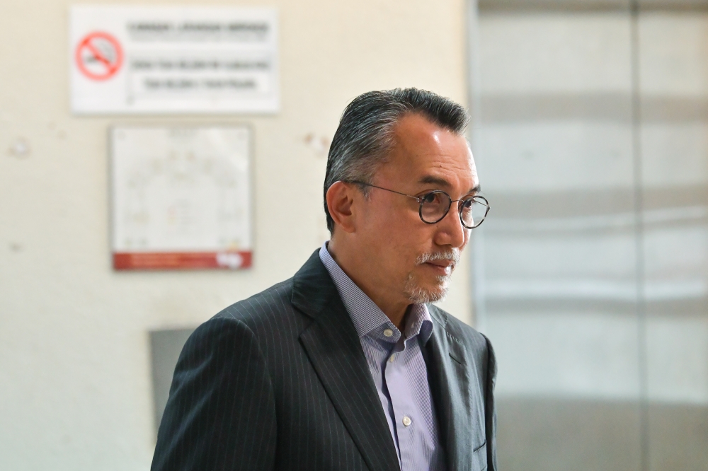 Former 1MDB director Tan Sri Ismee Ismail is pictured at Kuala Lumpur High Court Complex August 15, 2024. — Picture by Yusof Mat Isa