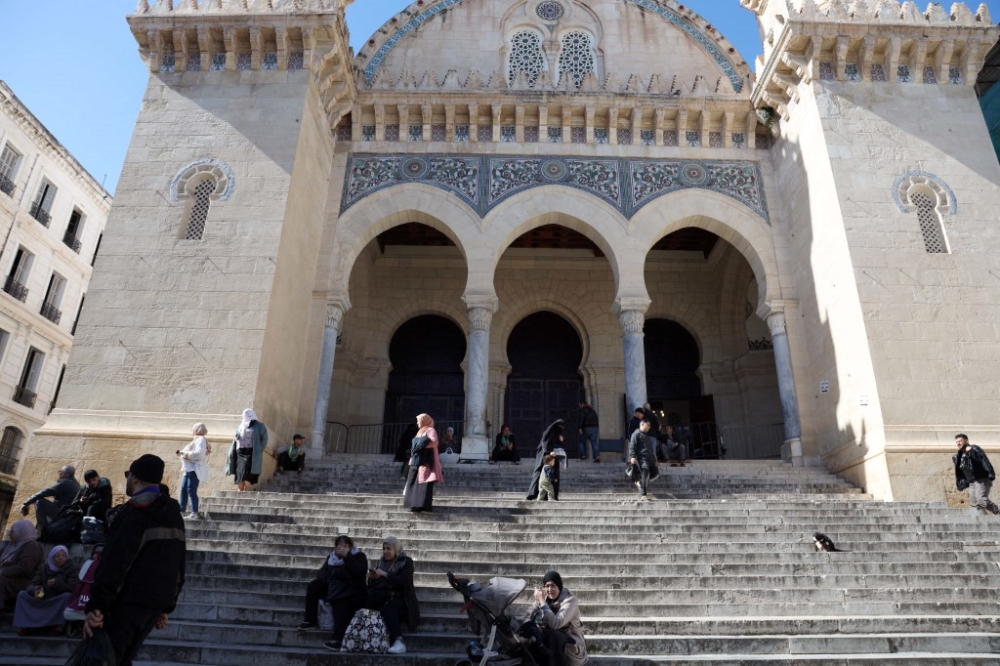 The Ketchaoua Mosque in Algiers, Algeria, photographed on February 17, 2026. Built in 1436, it forms part of the historic Casbah of Algiers, designated a Unesco World Heritage Site in 1992. — AFP pic