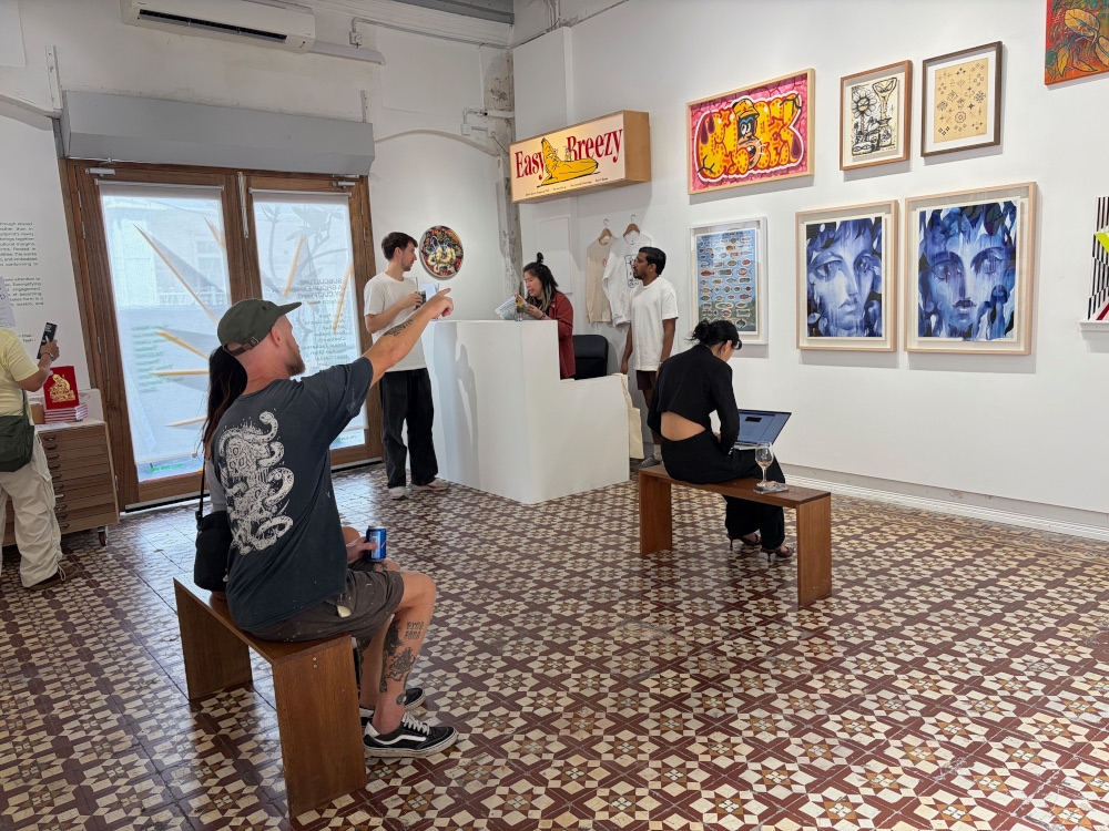 Subculture group exhibition showcased art by 21 artists. — Picture by Opalyn Mok