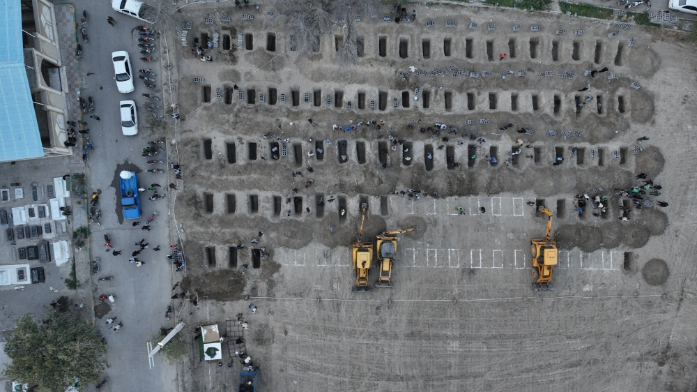 Graves are being prepared for the victims of a reported strike on a school in Minab, Iran, March 2, 2026. The UN rights chief stressed Friday the need for ‘impartial investigations’ into a strike on a school in Iran, urging the US to move ‘very quickly’ with its announced probe. — Iranian Foreign Media Department/WANA (West Asia News Agency) handout pic via Reuters 