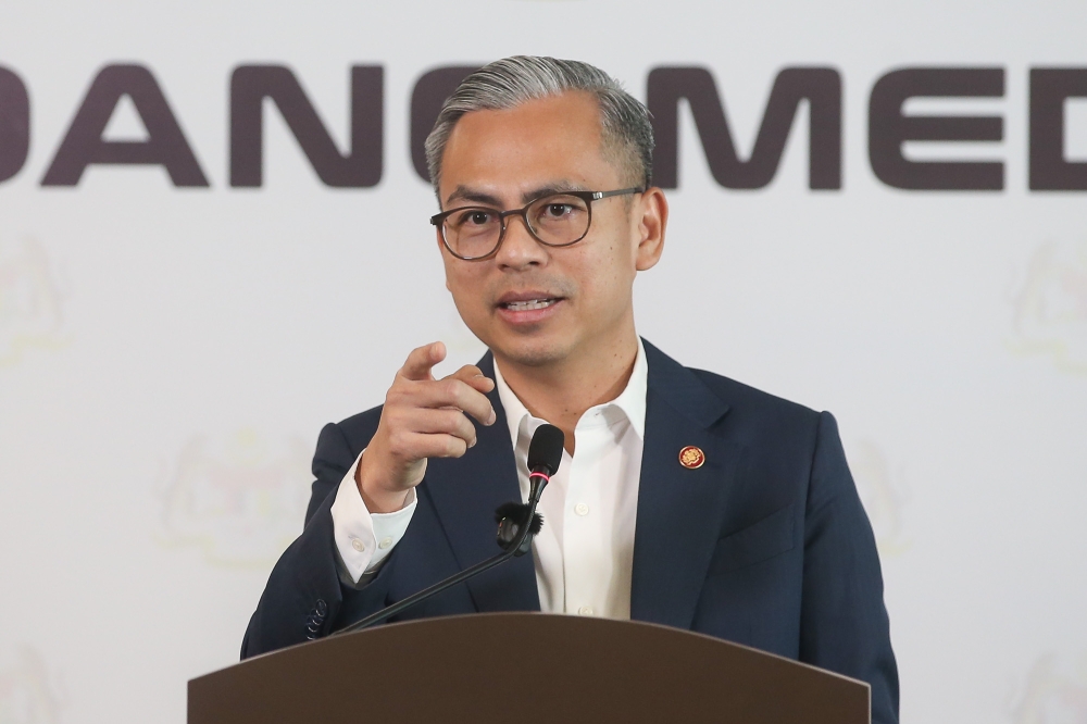 Communications Minister Datuk Fahmi Fadzil said that this move aligns with ongoing discussions between Malaysia and Indonesia to ensure a safer internet for the citizens of both nations, particularly children. — Picture by Yusof Isa