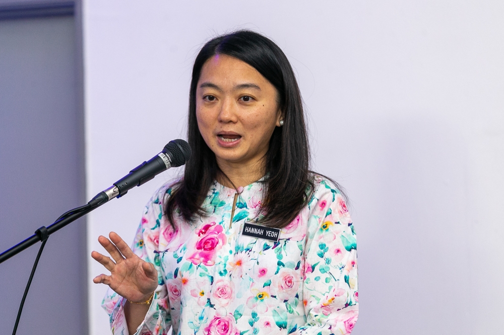 Federal Territories Minister Hannah Yeoh said residents should not exploit development consultations for private benefits. — Picture by Raymond Manuel