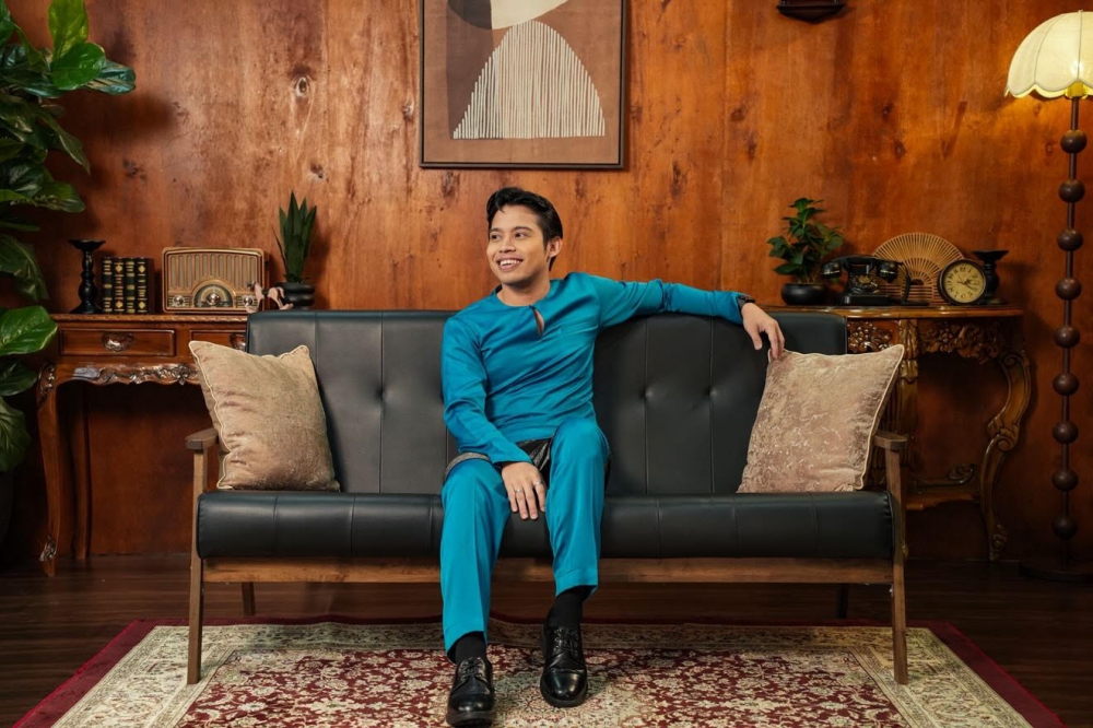 Ramzi said tailored outfits ensure proper fit and allow him to select materials that are comfortable for all-day Raya celebrations. — Picture courtesy of Ramzi Ramli