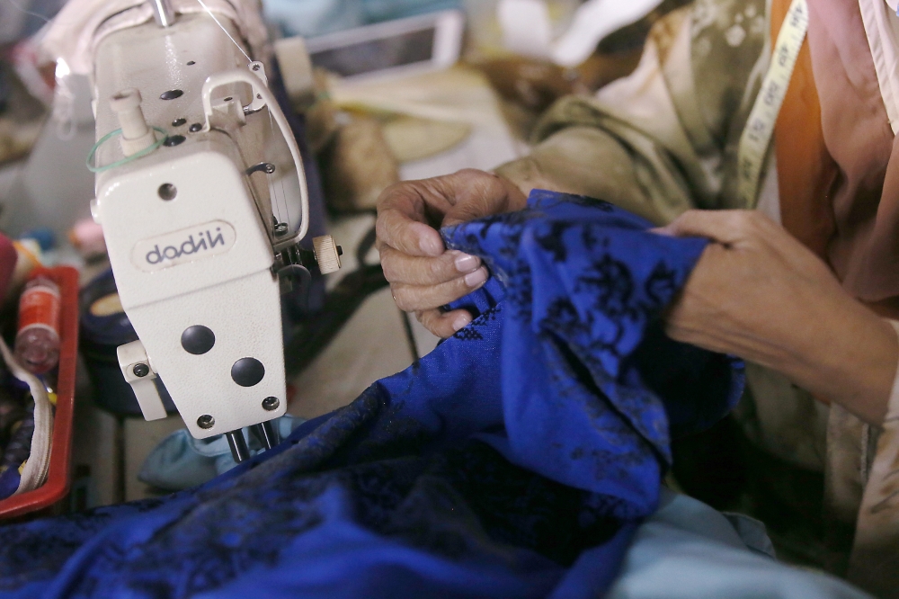 Beyond practicality, Zee said she values the personal touch tailoring offers. — Picture by Farhan Najib