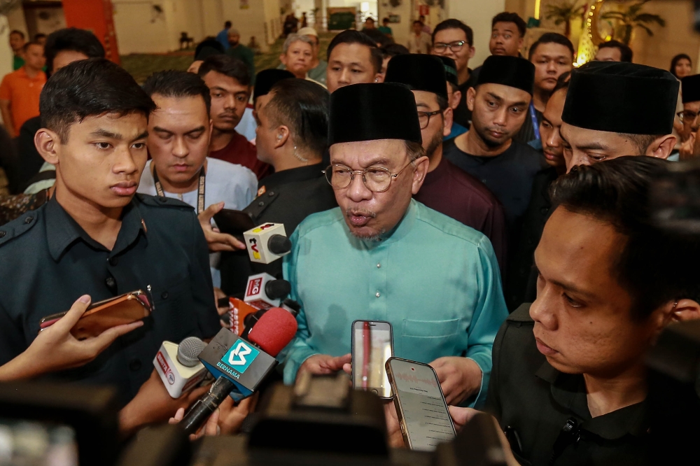 Prime Minister Datuk Seri Anwar Ibrahim said Malaysia stands ready to support any credible effort towards a negotiated cessation of hostilities as the conflict in the Gulf and West Asia intensifies. — Picture by Sayuti Zainudin 