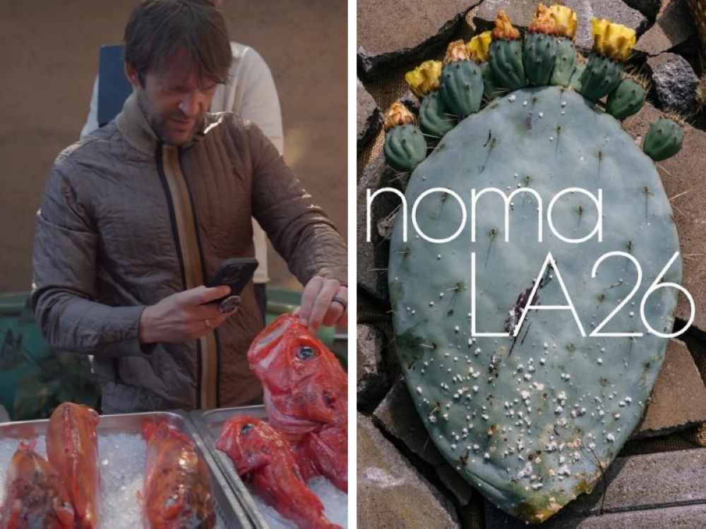 Noma chef René Redzepi (left) is being shadowed by past allegations of exploitation and physical abuses ahead of his March 11-June 26, 2026 pop-up in the Silver Lake district of Los Angeles. — Screenshots from Instagram/reneredzepi