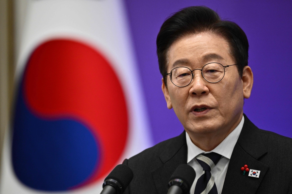 South Korea President Lee Jae Myung said the government would “swiftly introduce and boldly implement” a maximum price system on petroleum products “that have recently seen excessive price increases”. — AFP file pic
