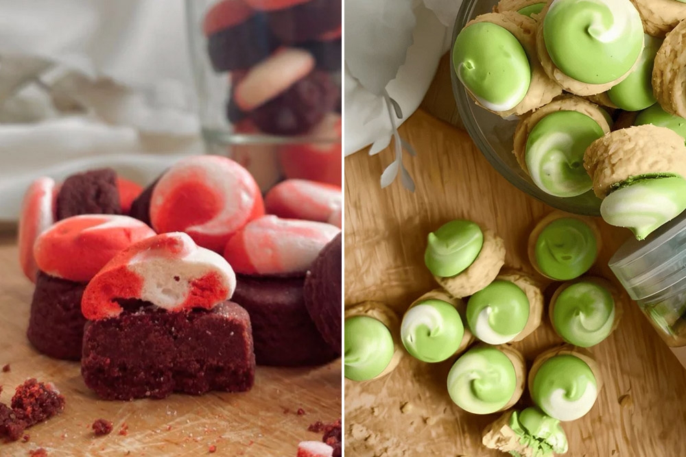 Red Velvet Cloud (left) and Coconut Cloud (right). — Pictures courtesy of Arifah Hot Oven
