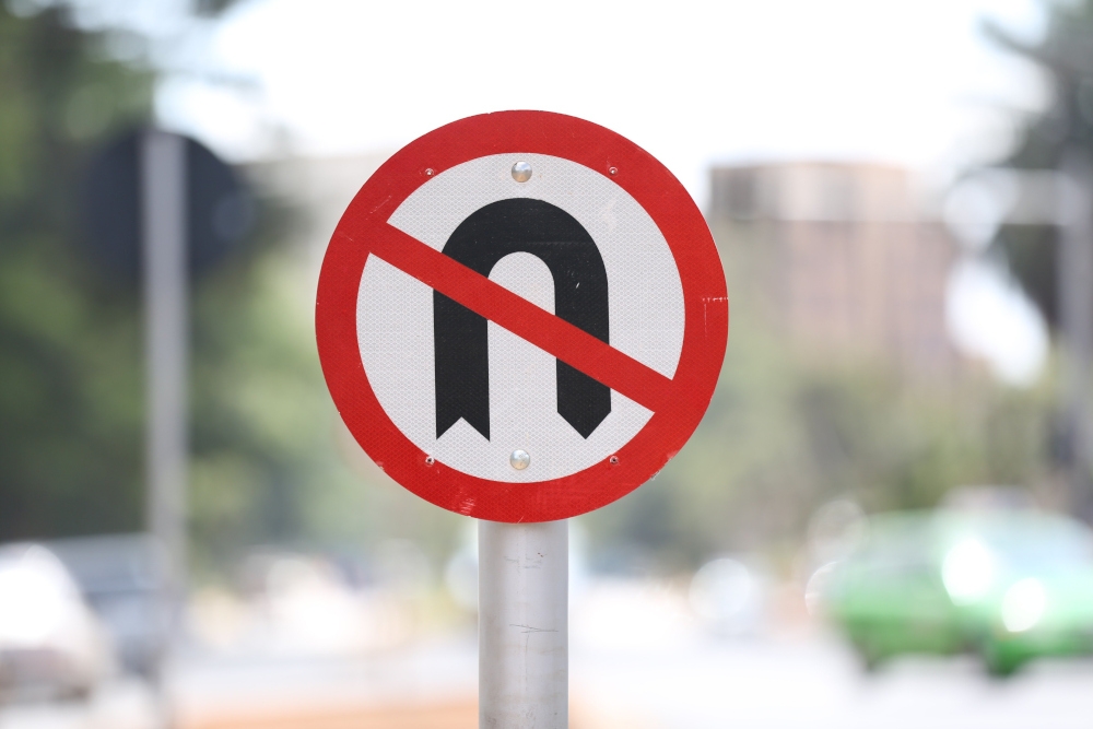 Authorities noted that signage prohibiting U-turns was present at the location. —  