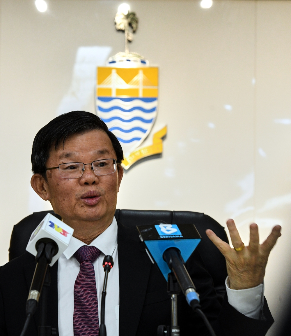 Penang Chief Minister Chow Kon Yeow said the state government has always sought peaceful solutions that involved relocating non-Islamic places of worship (RIBI) to make way for infrastructure projects or that were built on private lands. — Bernama pic