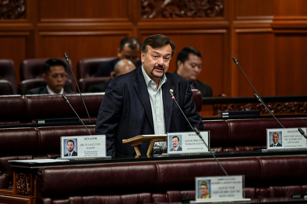 The Bill, tabled by Finance Minister II Datuk Seri Amir Hamzah Azizan, was passed by a majority vote after being debated by 17 senators. — Bernama pic