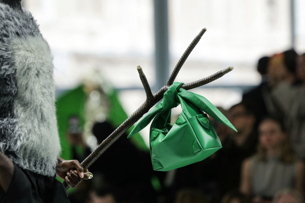 A model presents a creation for Louis Vuitton for the Women’s Ready to Wear Fall/Winter 2026-2027 collection fashion show as part of the Paris Women Fashion Week in Paris March 10, 2026. — AFP pic