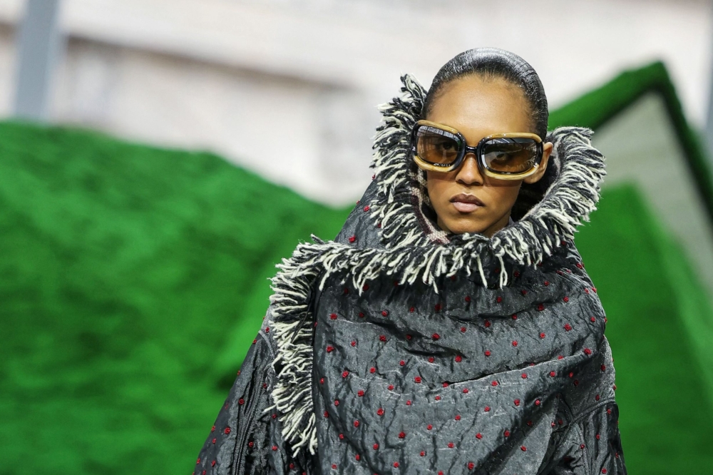 A model presents a creation for Louis Vuitton for the Women’s Ready to Wear Fall/Winter 2026-2027 collection fashion show as part of the Paris Women Fashion Week in Paris March 10, 2026. — AFP pic