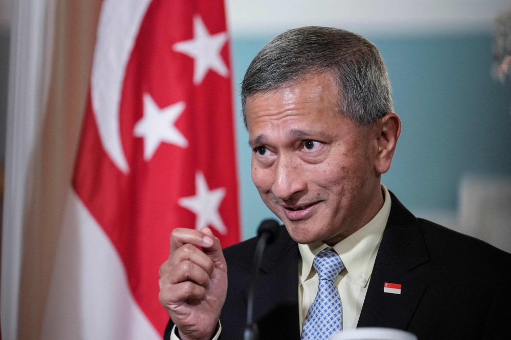 Singapore Foreign Minister Vivian Balakrishnan says Singapore supports the Philippines as Asean chair in coordinating a regional response to the West Asia conflicts and is working to safeguard the well-being of Asean citizens. — Getty Images via AFP