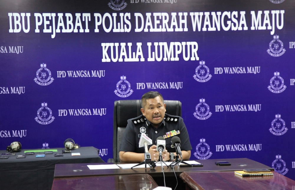 Wangsa Maju district police chief ACP Mohamad Lazim Ismail said the case is being investigated as armed gang robbery. — Picture from Facebook/IPPD Wangsa Maju