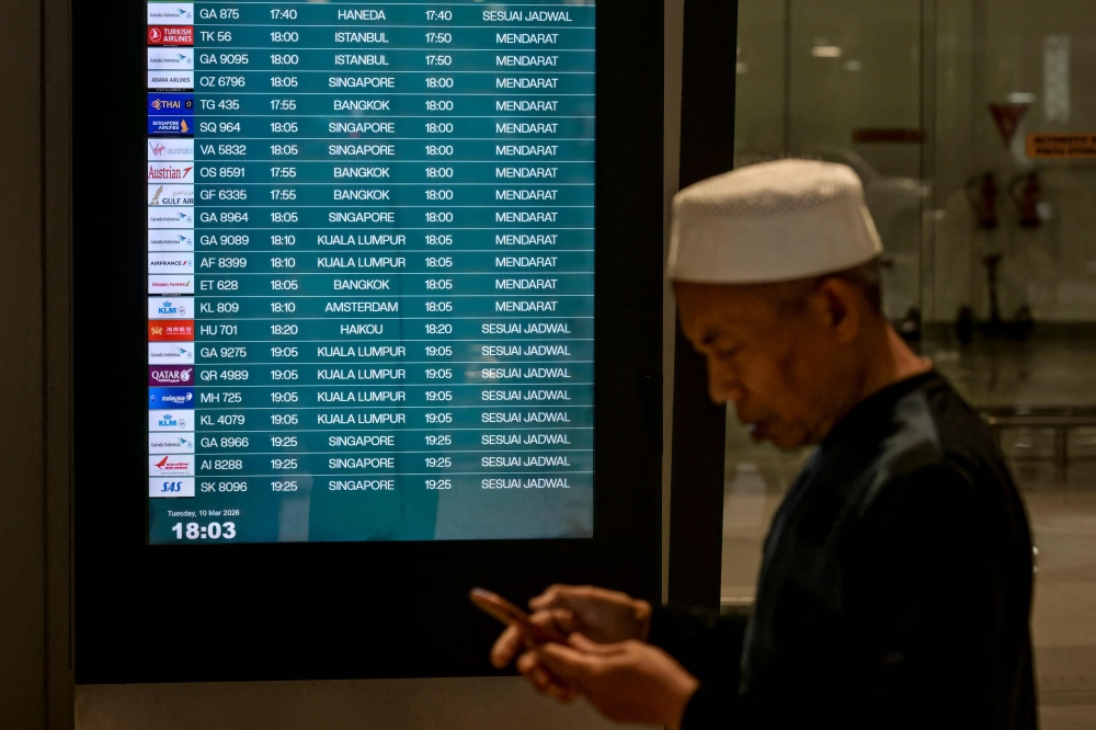 Some of the busiest transportation hubs during the holiday travel period are expected to include Soekarno-Hatta International Airport, the Merak-Bakauheni ferry crossing, Pasar Senen railway station and the Pulogebang bus terminal. — AFP pic 