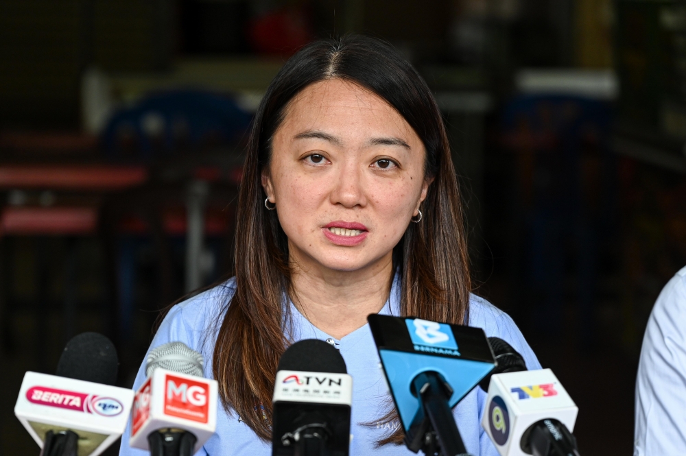 Minister in the Prime Minister's Department (Federal Territories) Hannah Yeoh speaks during a press conference in Kuala Lumpur on March 14, 2026. — Bernama pic