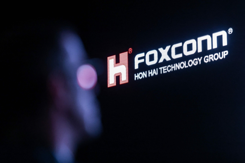In 2025, Foxconn’s net profit came to NT$189.4 billion (RM23.2 billion), up from NT$152.7 billion in 2024. — AFP pic