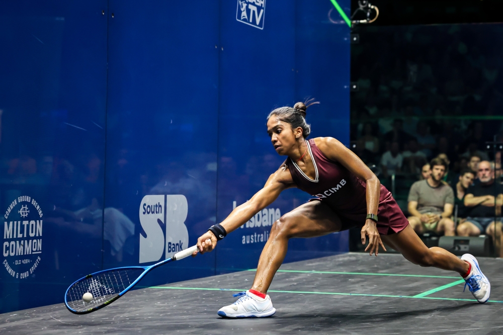 Malaysia’s S. Sivasangari crushed US squash player Marina Stefanoni to win the 2026 Australian Open crown in Brisbane on March 15. — Picture from X/PSA Squash Tour