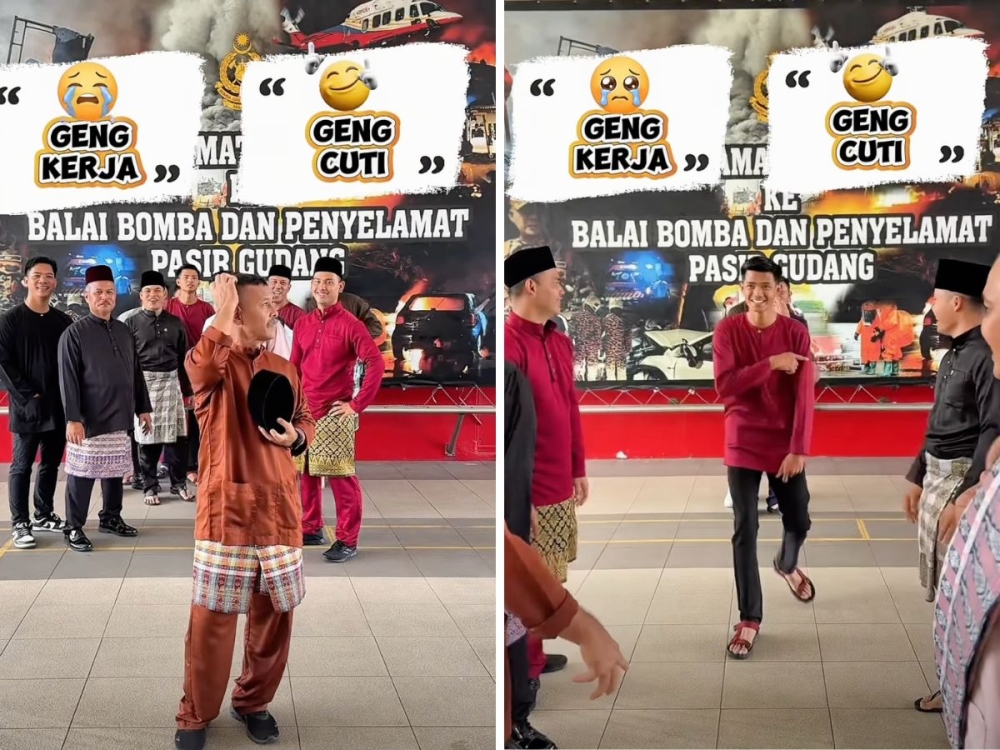 The Balai Bomba dan Penyelamat (Fire and Rescue Station) in Pasir Gudang, Johor, has captured this reality perfectly in a recent video that has been delighting viewers online. — Facebook screenshot