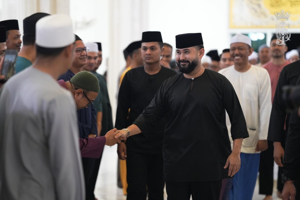 Johor Regent Tunku Mahkota Johor (right) owns 16.6 hectares of land in Holland Road and is planning to develop low-density residential properties there following a June 2025 land swap with the Singapore government. — Picture from Facebook/HRH Crown Prince of Johor