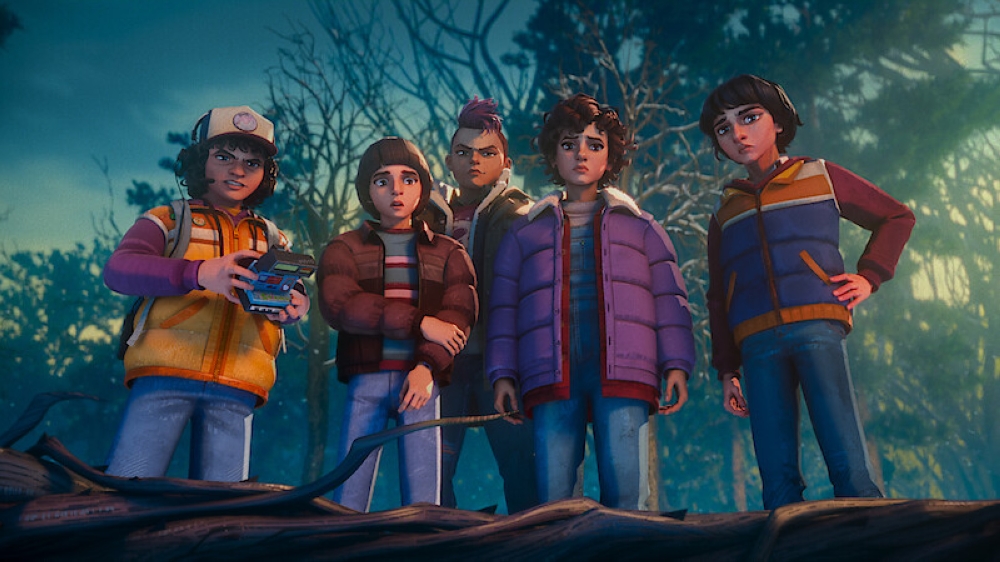The animated series is set in winter 1985 and reunites the original Hawkins gang. — Picture via Netflix