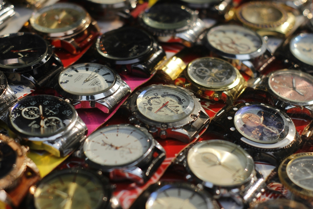 The Ministry of Domestic Trade and Cost of Living seized 790 units of counterfeit watches, worth an estimated RM790,600, during a raid in Putrajaya on March 13, 2026 without disclosing the brands. — Unsplash pic