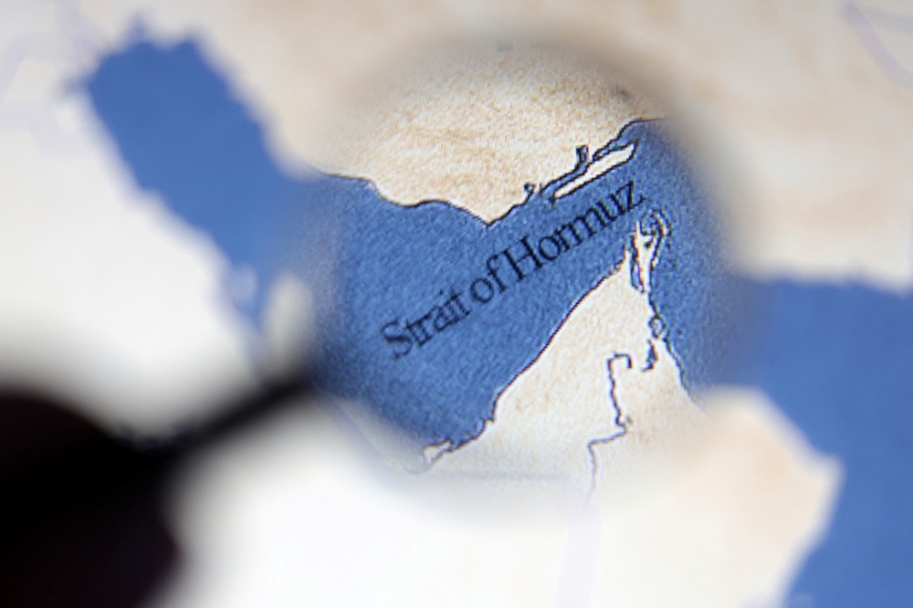A map showing the Strait of Hormuz is seen in this illustration taken June 22, 2025. Much of the world’s fertiliser is made in the Middle East, with one-third of global trade in it passing through the Strait of Hormuz, a narrow shipping route along Iran’s coast that has largely been shut since the conflict began. — Reuters pic