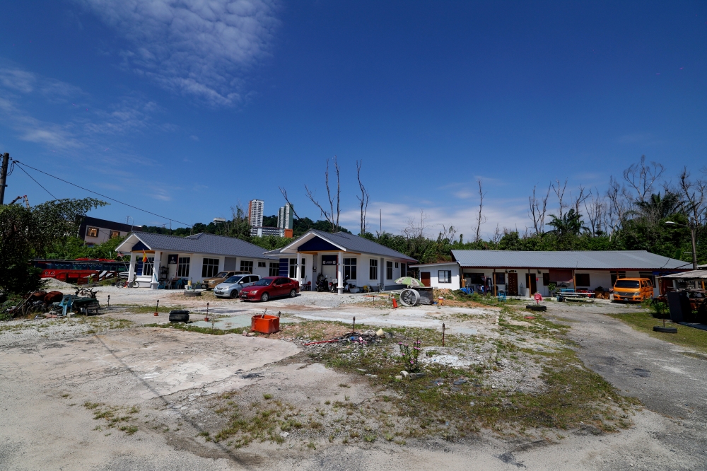 A view of houses that have been rebuilt near the location of the gas explosion tragedy in Taman Putra Harmoni last year during a survey in Kampung Kuala Sungai Baru March 13, 2026. — Bernama pic