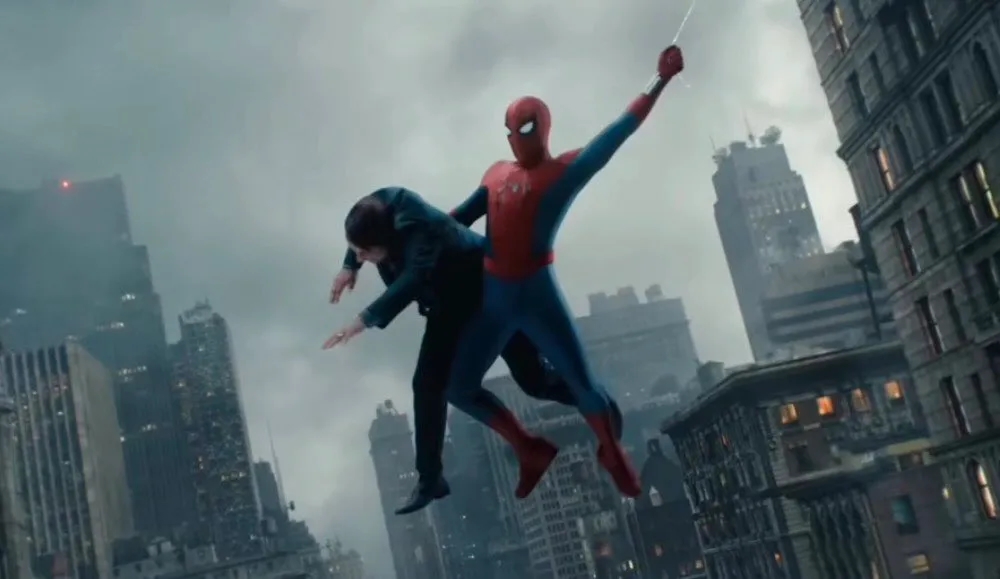 A two-second clip, a full-on rescue — fans are already dissecting every frame of Spider-Man’s latest swing through the city. — Screengrab via Facebook