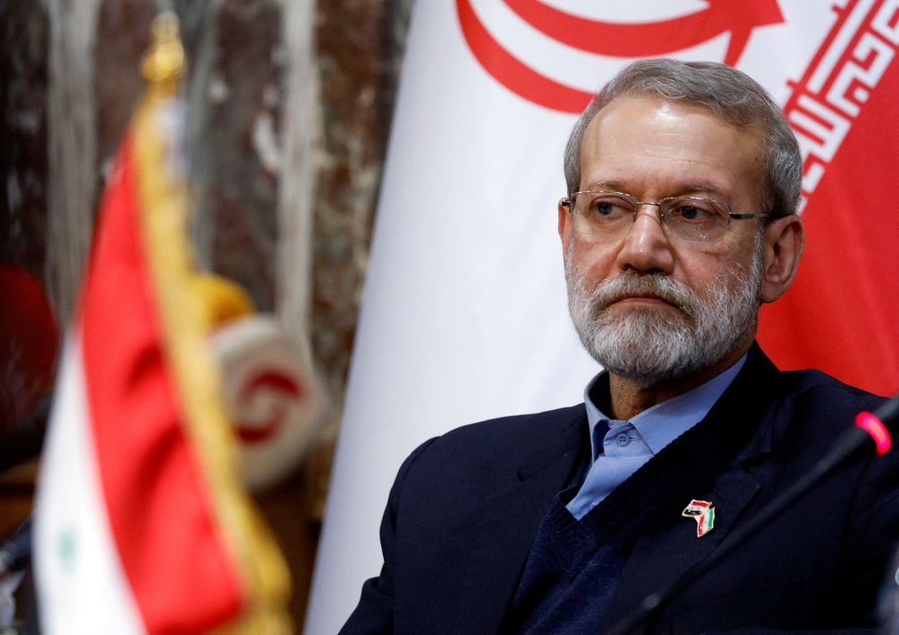 Iran will hold a funeral Wednesday for its security chief Ali Larijani as it vowed revenge. — Reuters pic