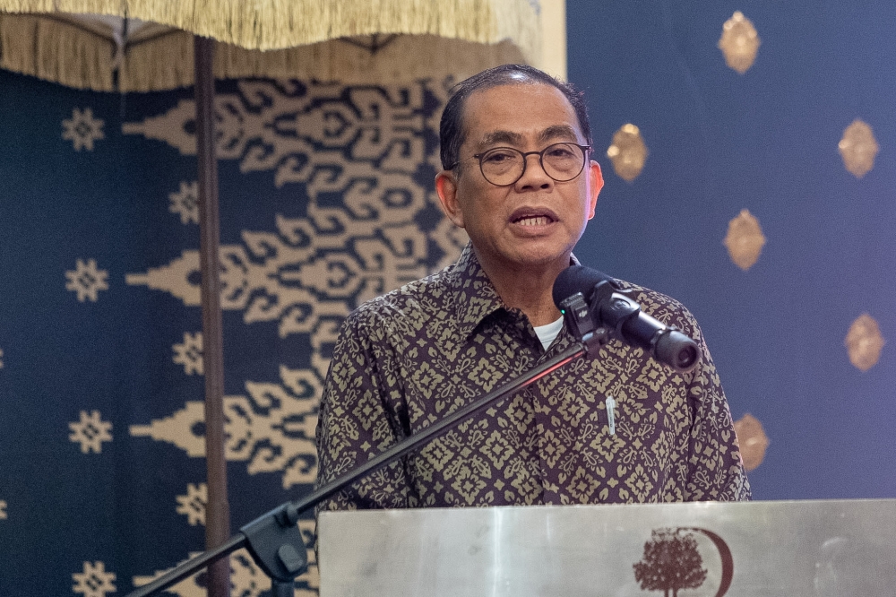 Defence Minister Datuk Seri Mohamed Khaled Nordin said the recent presence of two United States Navy vessels in Penang was a routine port of call for logistical purposes that had received official approval from the Malaysian government. — Picture by Firdaus Latif