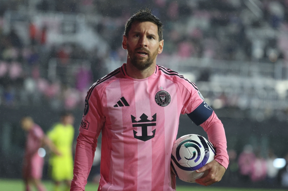 Messi, widely regarded as the greatest player in football history, still has some way to go before he catches his great rival Cristiano Ronaldo, the 41-year-old Portuguese superstar who is on 965 career goals. — AFP pic