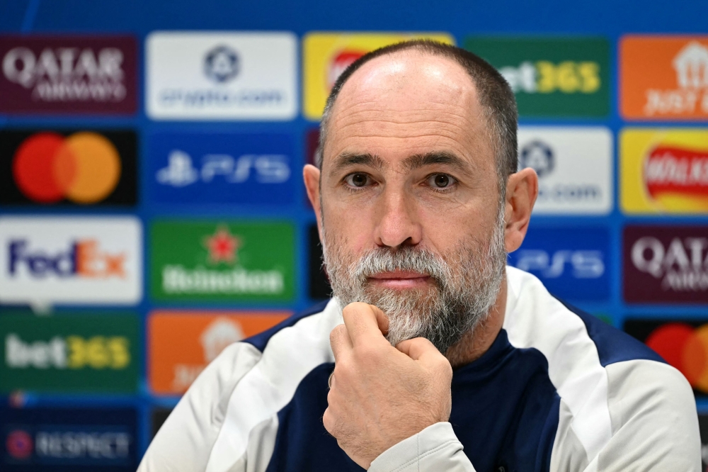 Tottenham Hotspur's Croatian head coach Igor Tudor praised his team's performance against Atletico Madrid. — AFP pic