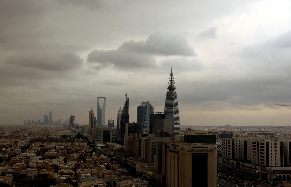 A view of the Riyadh skyline November 17, 2013. Saudi Arabia’s Ministry of Defence said today three ballistic missiles were detected around the capital, as the kingdom and its Gulf neighbours face Iranian strikes in retaliation for US-Israeli attacks. — Reuters pic  