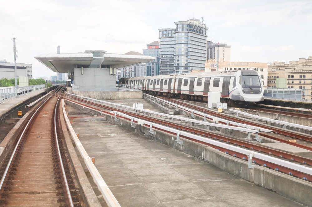 The 48km-long MRT Kajang Line is one of the two most frequent targets of coordinated cable theft syndicates, with 25 such cases reported in 2025 alone. — Picture by Choo Choy May