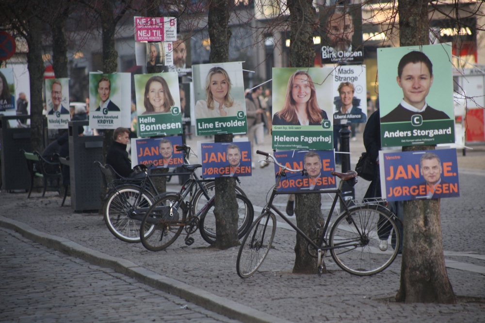 Posters for candidates in the upcoming election are seen in central Copenhagen, Denmark, March 10, 2026. — Reuters pic