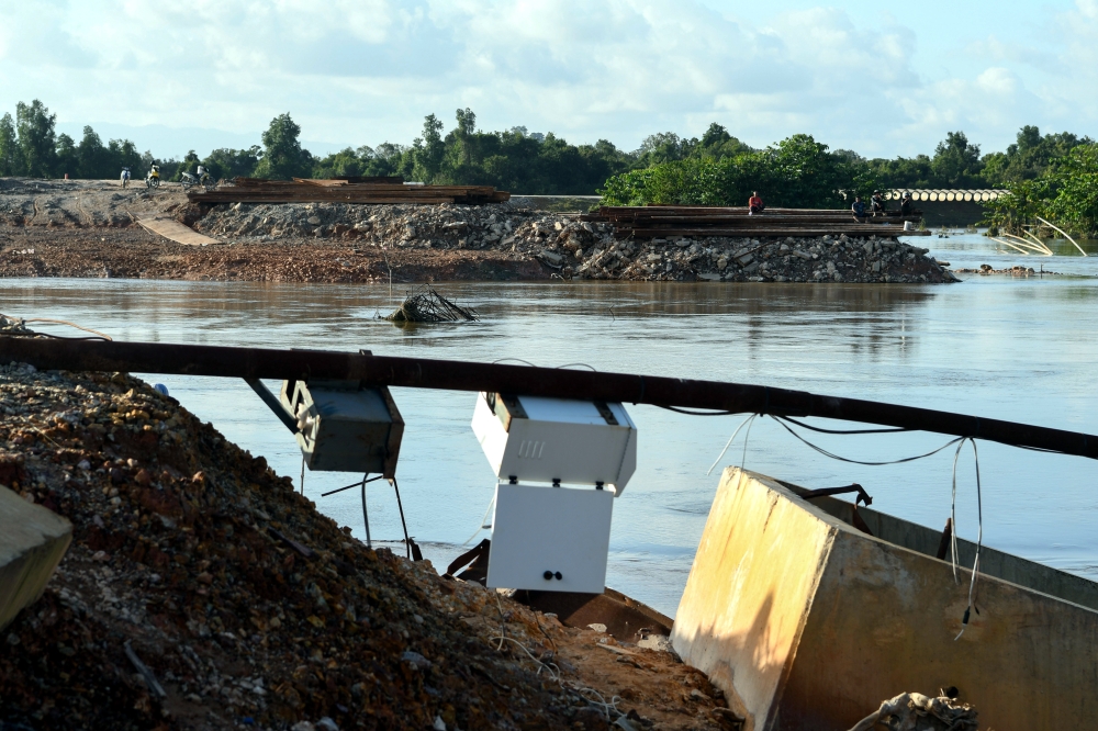 A view of the Sungai Golok Integrated River Basin Development Project in Kelantan. Energy Transition and Water Transformation Minister Datuk Seri Fadillah Yusof said the government is accelerating the implementation of Integrated Water Resources Management across major river basins, strengthening water storage strategies, and enhancing the use of digital technology and artificial intelligence in the sector. — Bernama pic