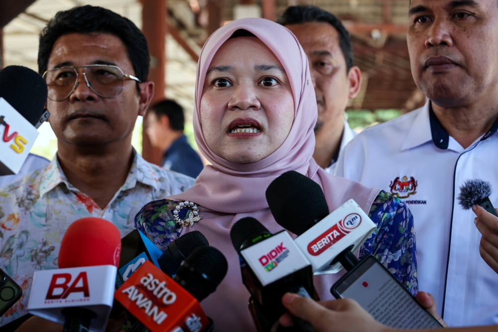 Education Minister Fadhlina Sidek said the RPM 2026–2035 sets priorities to ensure teachers can fully focus on teaching and learning (PdP). — Bernama pic