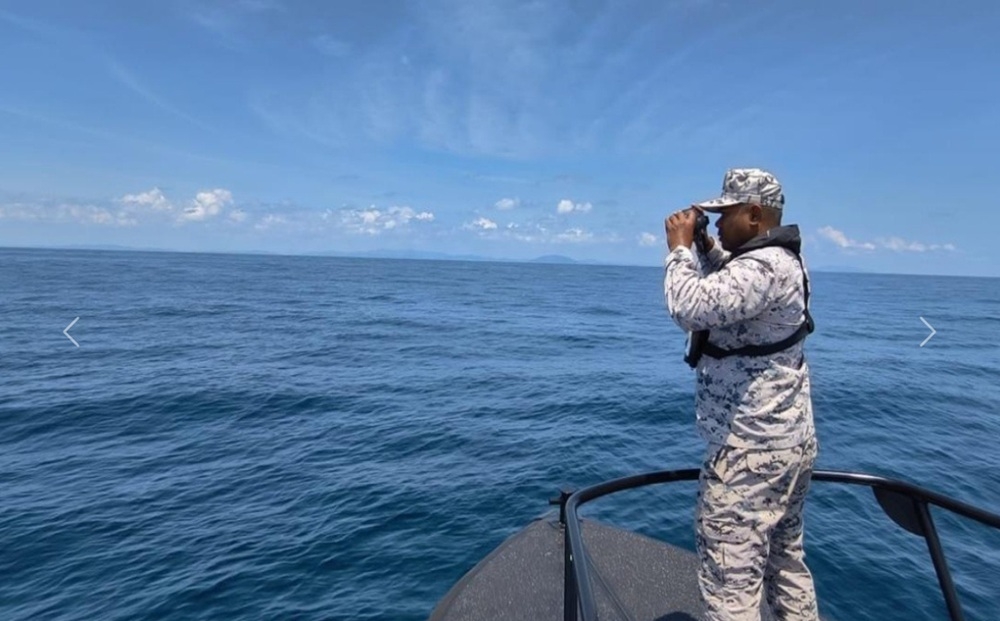 The search and rescue operation (SAR) for a diver who was reported missing in the waters of Pulau Tenggol since March 21 was ended yesterday evening. — Picture courtesy of the Malaysian Maritime Enforcement Agency