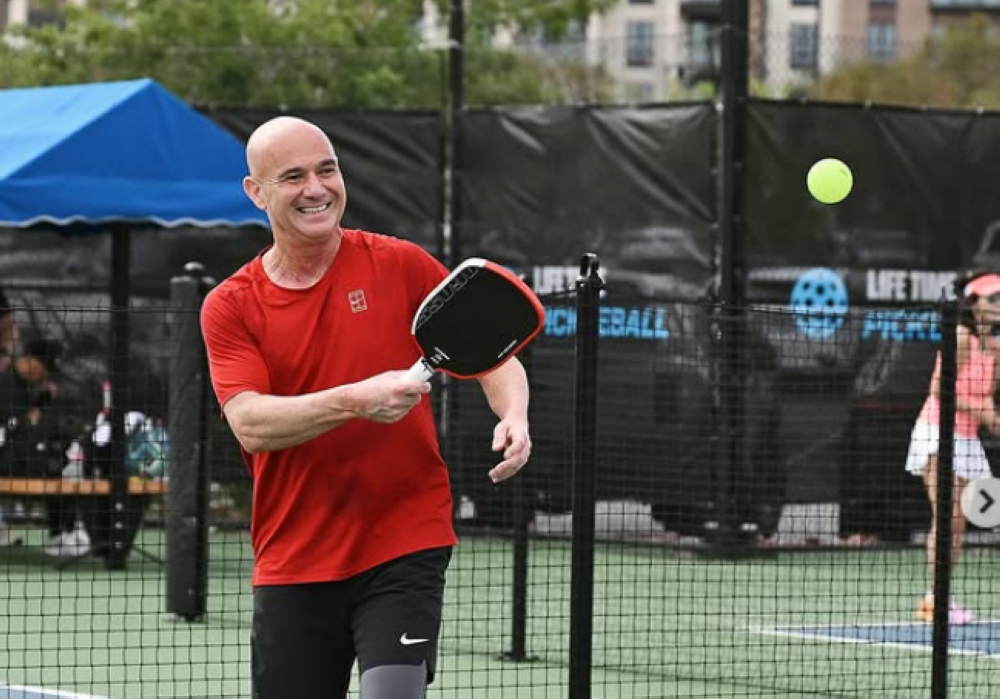Andre Agassi will play in the highest pickleball match ever staged in Malaysia next month at Merdeka 118. — Picture via Instagram/agassi