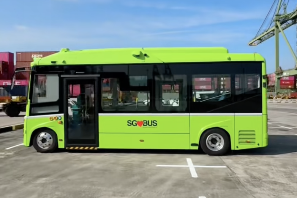 Singapore’s first batch of self-driving public buses is set to begin trials in Marina Bay and one-north from late 2026 as part of a three-year pilot. — Screengrab from Facebook video