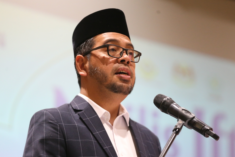 Minister in the Prime Minister’s Department (Religious Affairs) Zulkifli Hasan  today reminded Muslims not to emulate actions that violate Islamic law. — Picture by Miera Zulyana