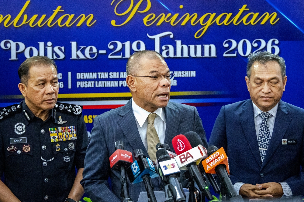 Home Minister Datuk Seri Saifuddin Nasution Ismail said an investigation paper has been opened, with authorities first working to establish the direction of the probe before identifying the modus operandi and individuals involved. — Picture by Firdaus Latif