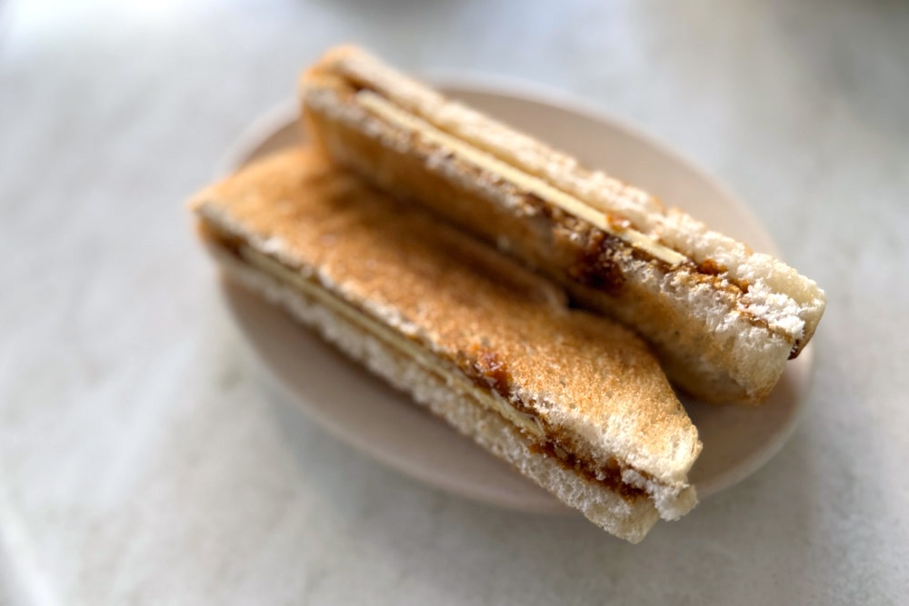 Butter ‘kaya’ toast. — Picture by CK Lim