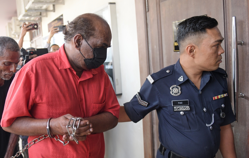 M. Jegathesan, 58, pleaded guilty to the offence under Section 377D of the Penal Code. — Bernama pic