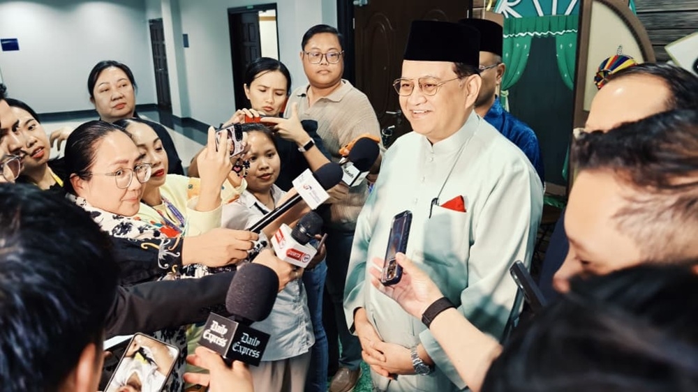 Local Government and Housing Minister cum organising chairman Datuk Mohd Ariffin Mohd Arif speaks to reporters March 26, 2026. — Picture courtesy of Local Government and Housing Ministry
