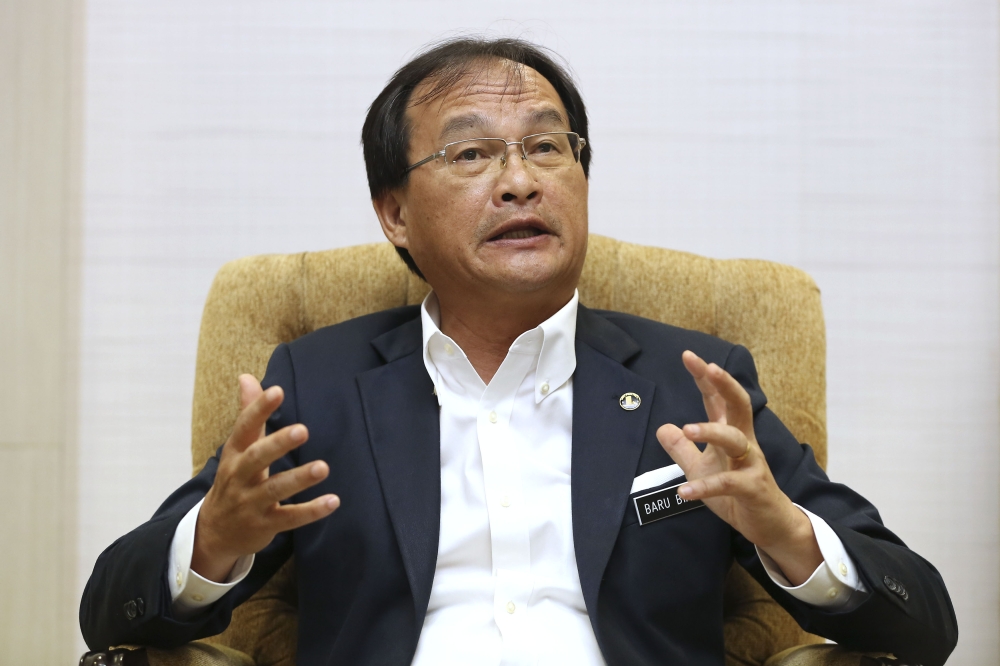 Ba Kelalan assemblyman Baru Bian says the claims are entirely baseless, malicious, and clearly intended to damage his credibility and reputation. — Picture by Yusof Mat Isa