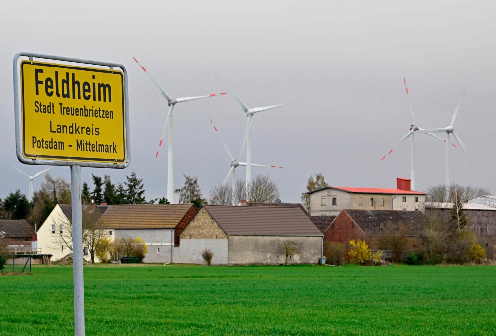 In Germany, which is grappling with the global rise in energy prices in March 2026, the calm prevailing in Feldheim, a village in the east of the country that has switched to renewables, stands out as an exception that is hard to replicate on a large scale. — AFP pic